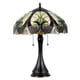 preview thumbnail 3 of 3, Chloe Tiffany Style Victorian 2-light Antique Bronze Table Lamp