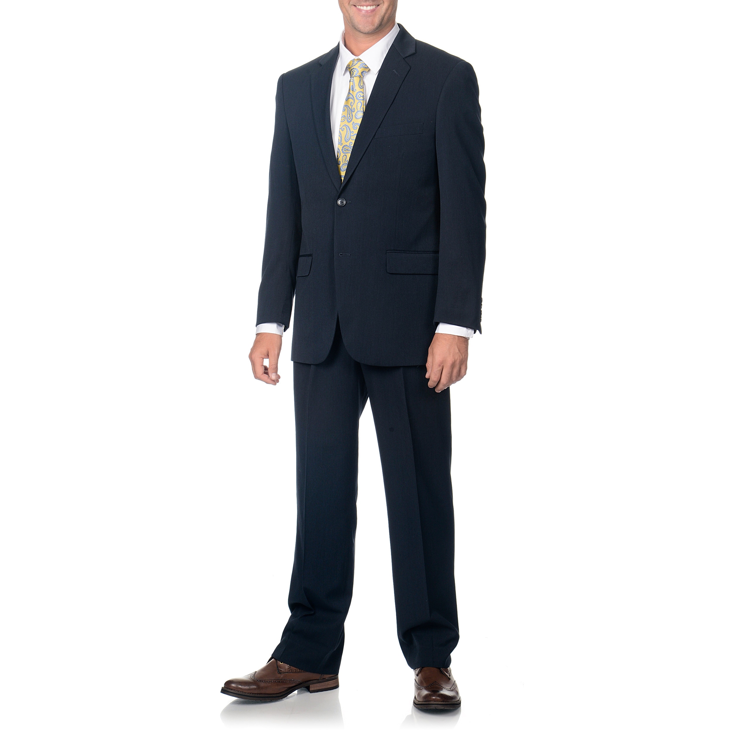 Adolfo Slim Navy Suit Separate Jacket