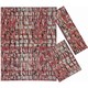 preview thumbnail 64 of 76, Nourison Modesto MDS03 Area Rug Red - SET(2'3 x 3'3", 2' x 4')