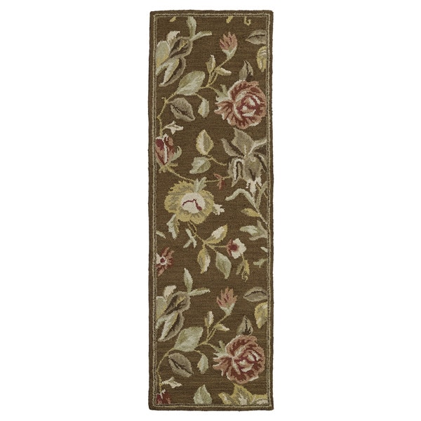 Woven Terrance Indoor/Outdoor Floral Rug (26 x 710)