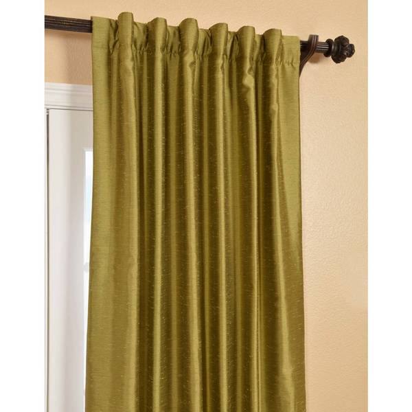 Shop Exclusive Fabrics Chartreuse Yarn Dyed Faux Dupioni Silk