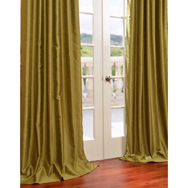 Shop Exclusive Fabrics Chartreuse Yarn Dyed Faux Dupioni Silk