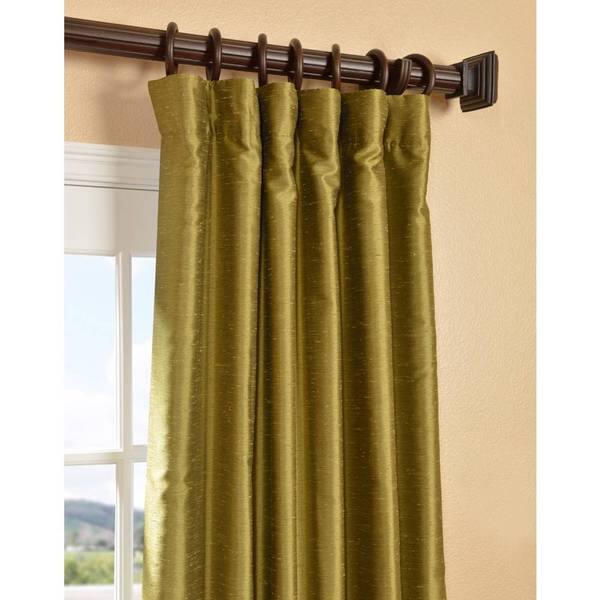 Shop Exclusive Fabrics Chartreuse Yarn Dyed Faux Dupioni Silk
