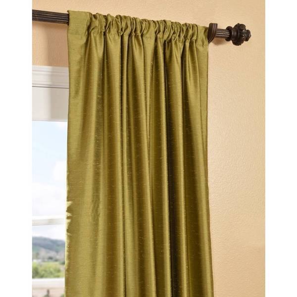 Shop Exclusive Fabrics Chartreuse Yarn Dyed Faux Dupioni Silk