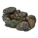 preview thumbnail 1 of 0, Pure Garden Cascading Stone Water Fountain - 14 x 13.9 x 22.9
