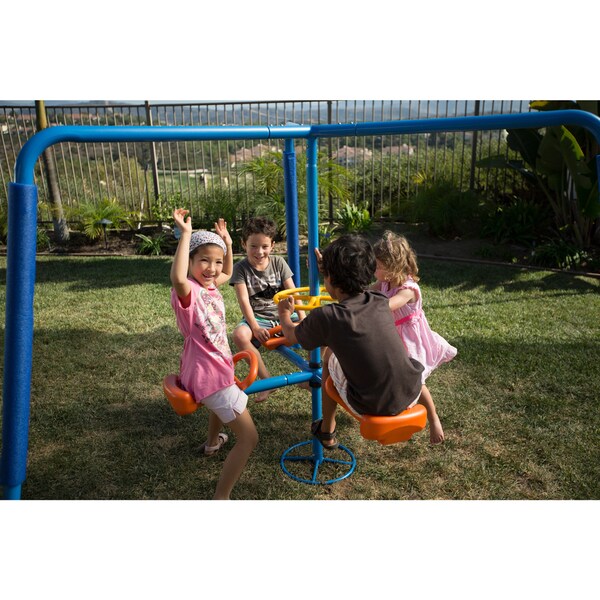 Ironkids Four Station Fun Filled Merry Go Round - Bed Bath