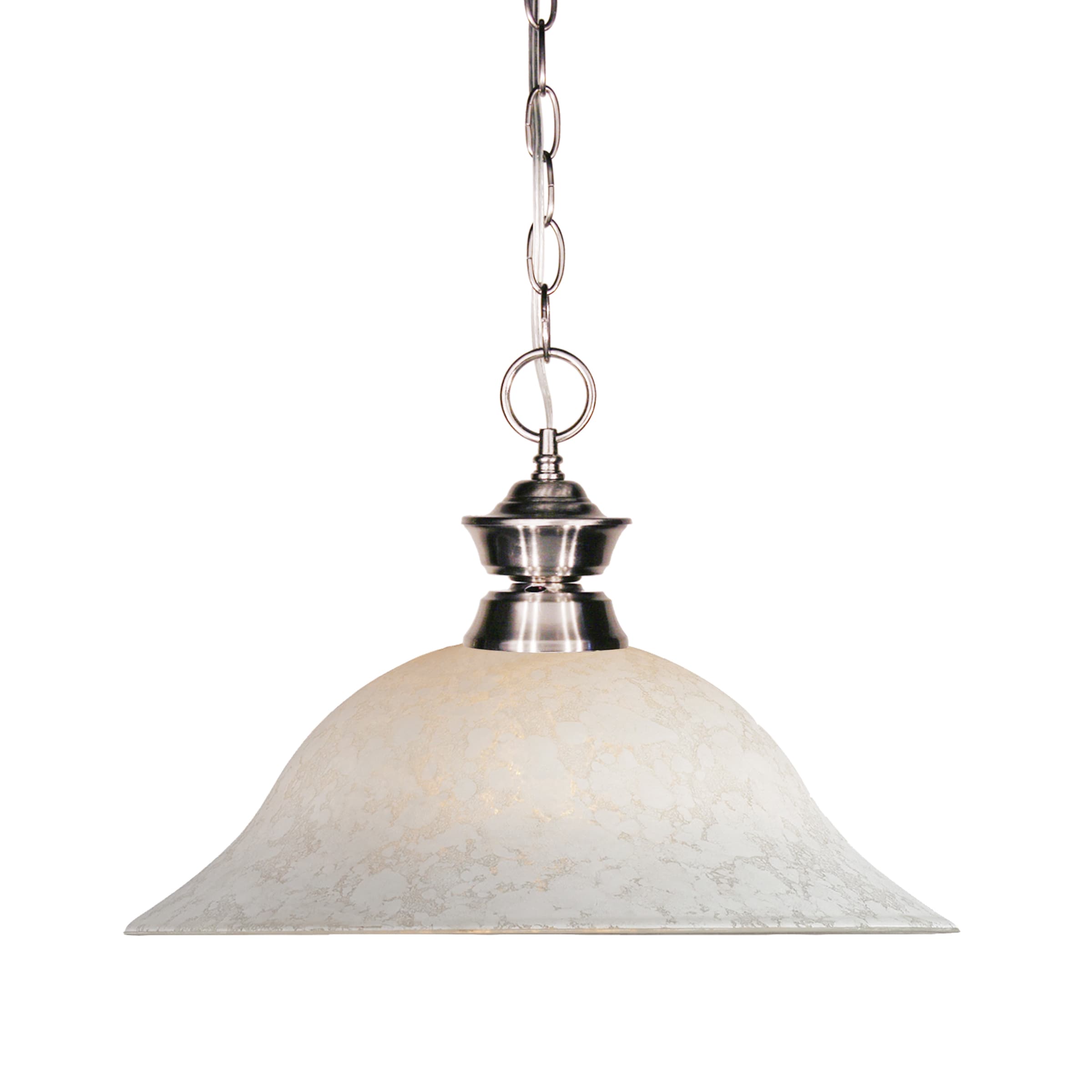 Z lite 1 light Brushed Nickel Pendant Light