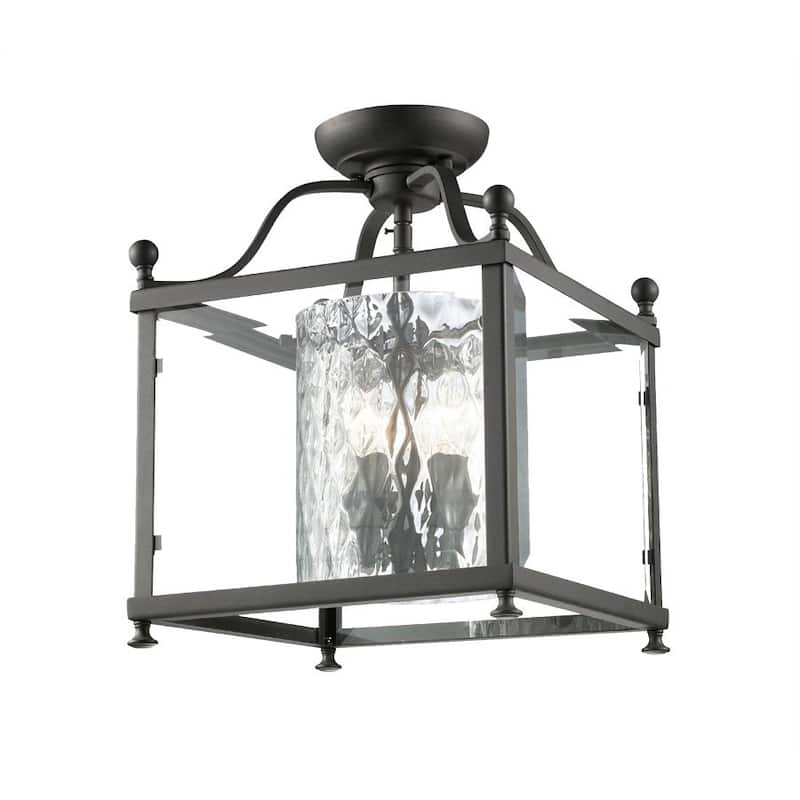 Avery Home Lighting 3-light Semi-flush Mount