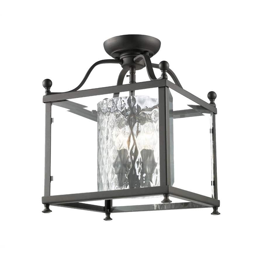 Avery Home Lighting 3-light Semi-flush Mount