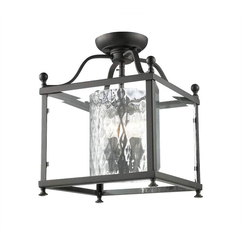 Avery Home Lighting 3-light Semi-flush Mount