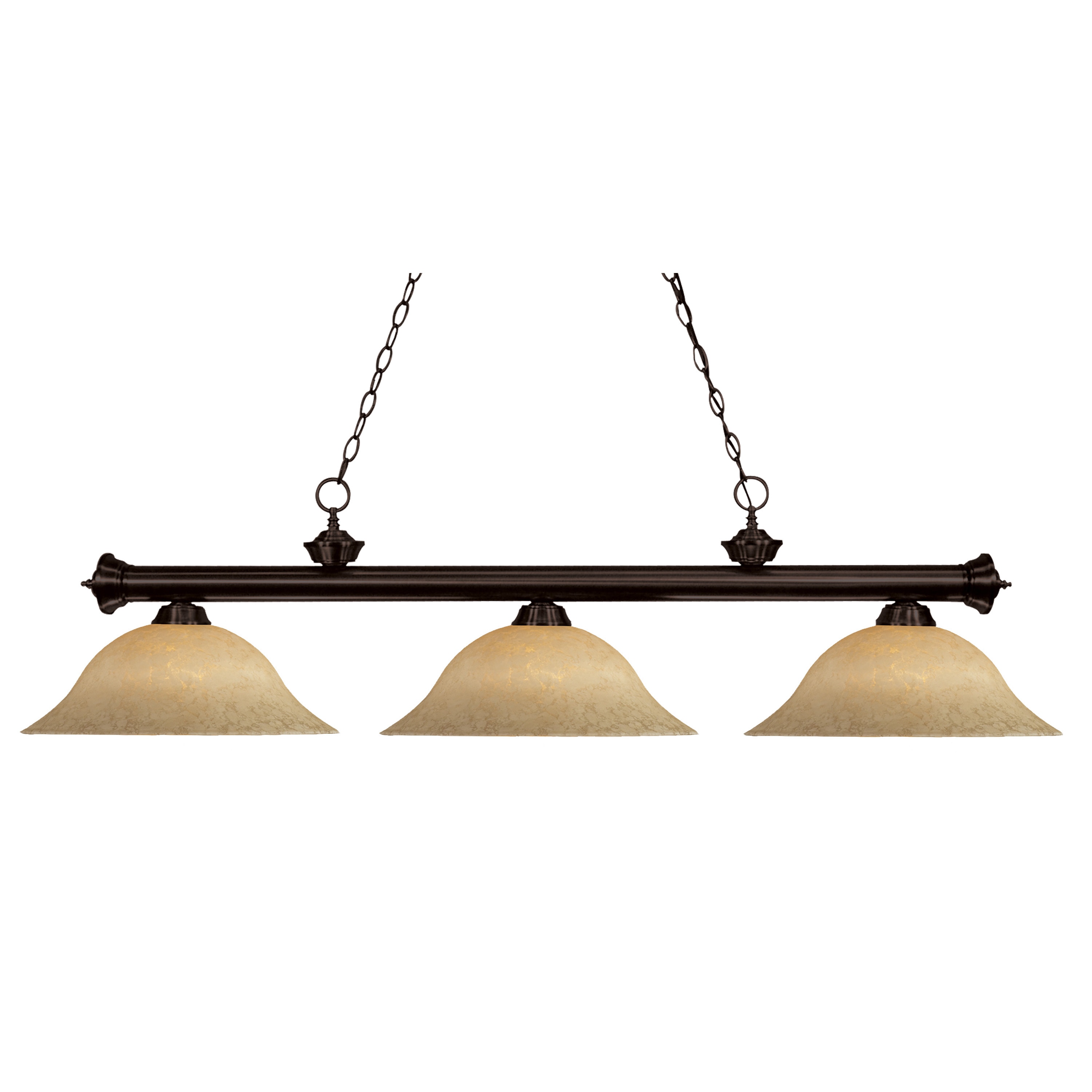 Z lite 3 light Billiard Fixture