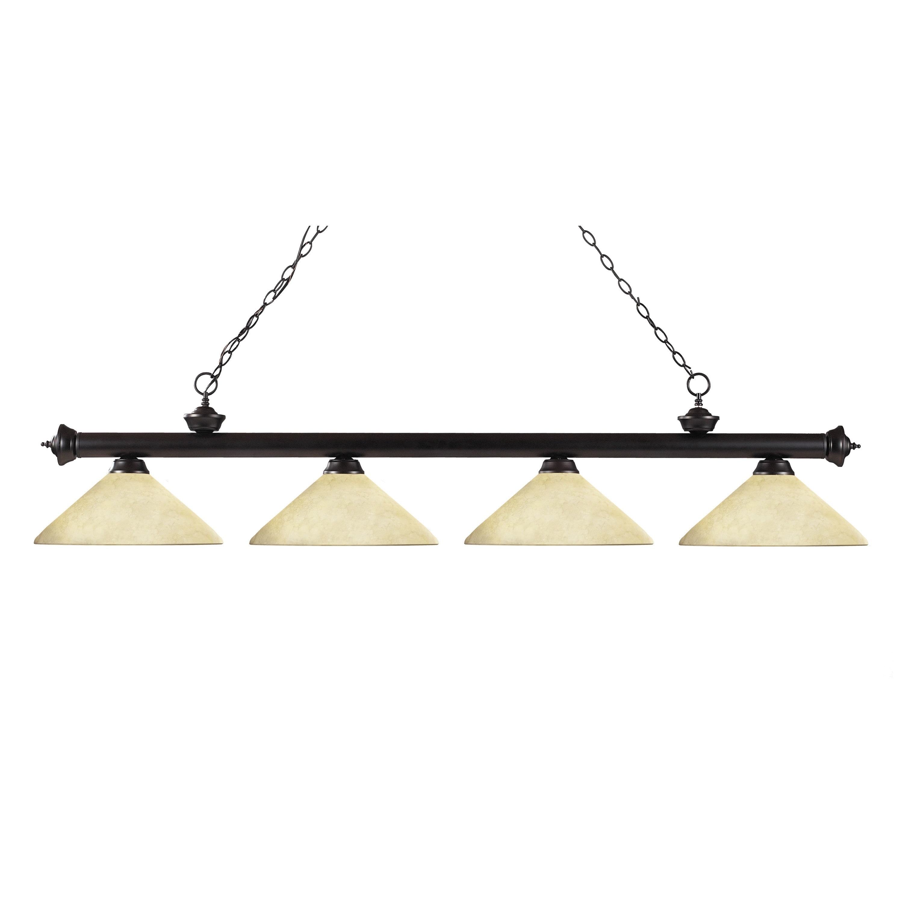 Z lite 4 light Indoor Billiard Fixture