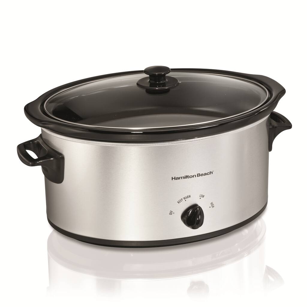 Hamilton Beach 33276 Silver 7-quart Slow Cooker