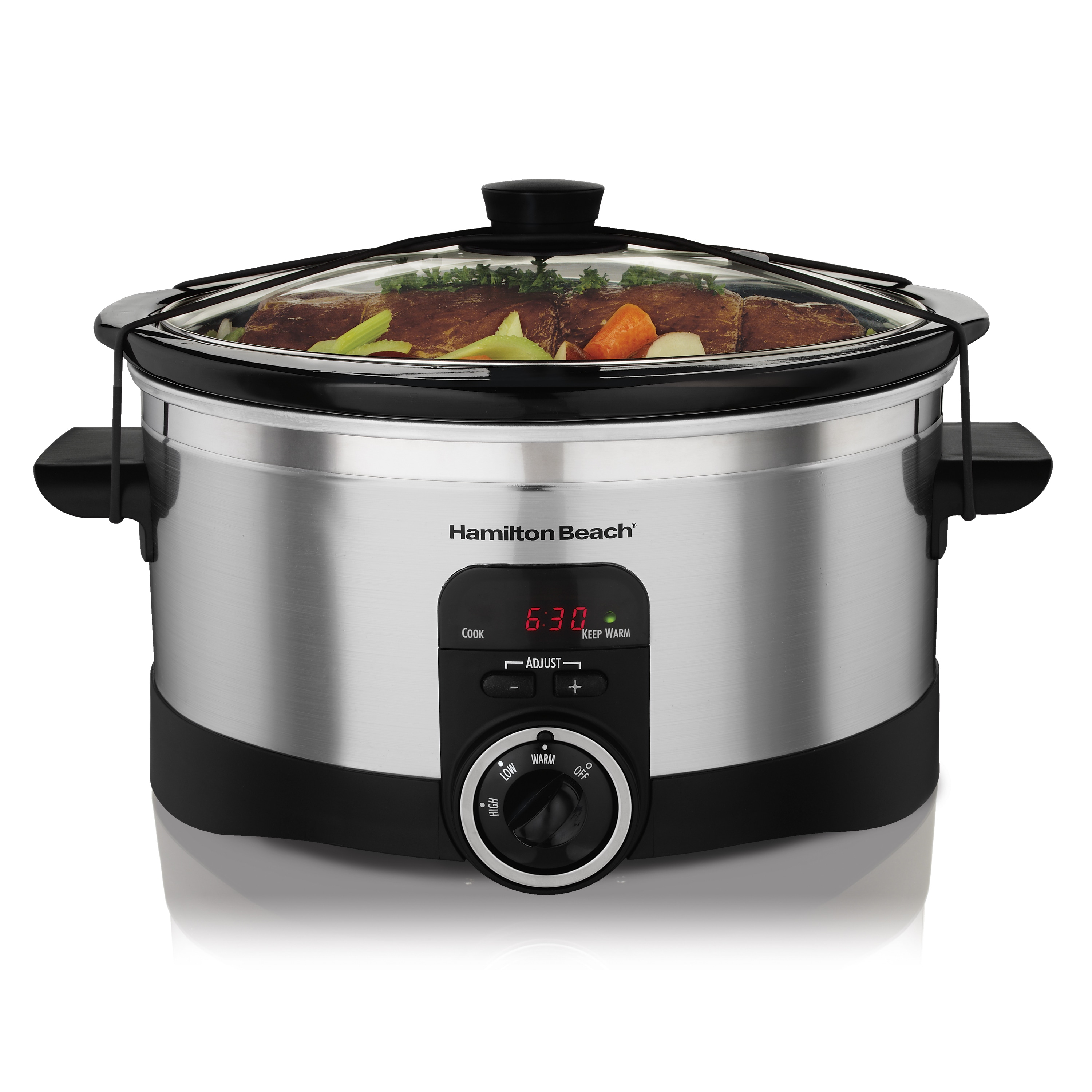 Hamilton Beach Silver 6 Quart Intellitime Slow Cooker Bed Bath