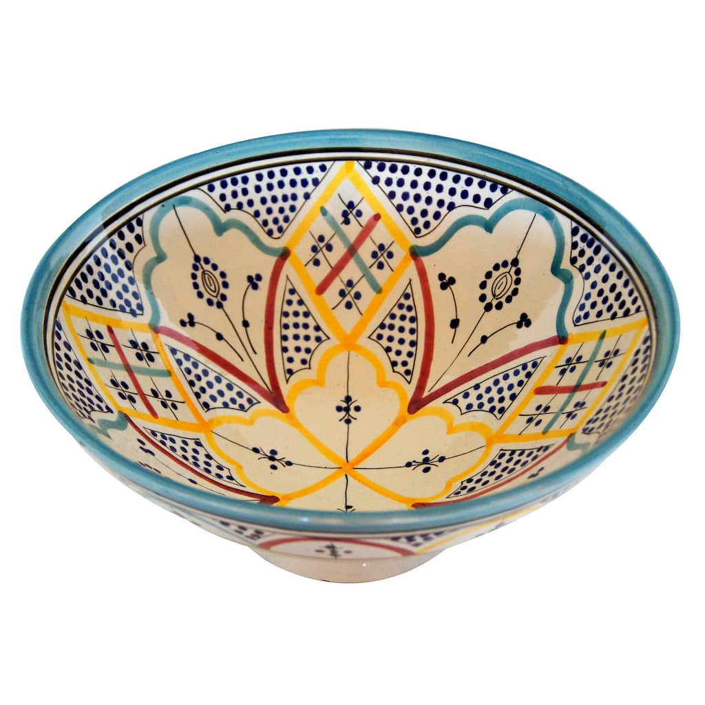 Moroccan Rainbow Ceramic Bowl (Morocco)