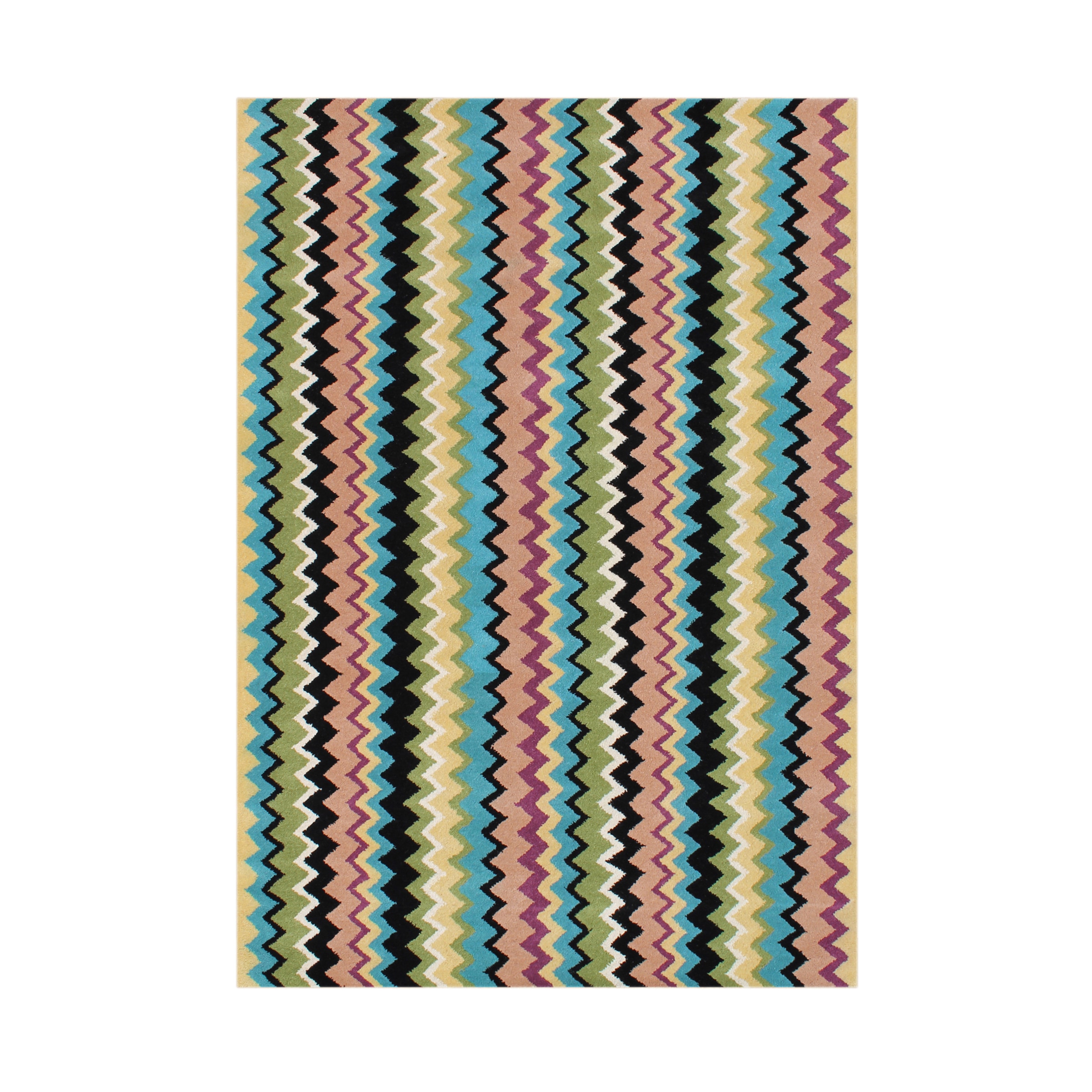 Alliyah Handmade Multicolored Wool Rug (5 X 8)