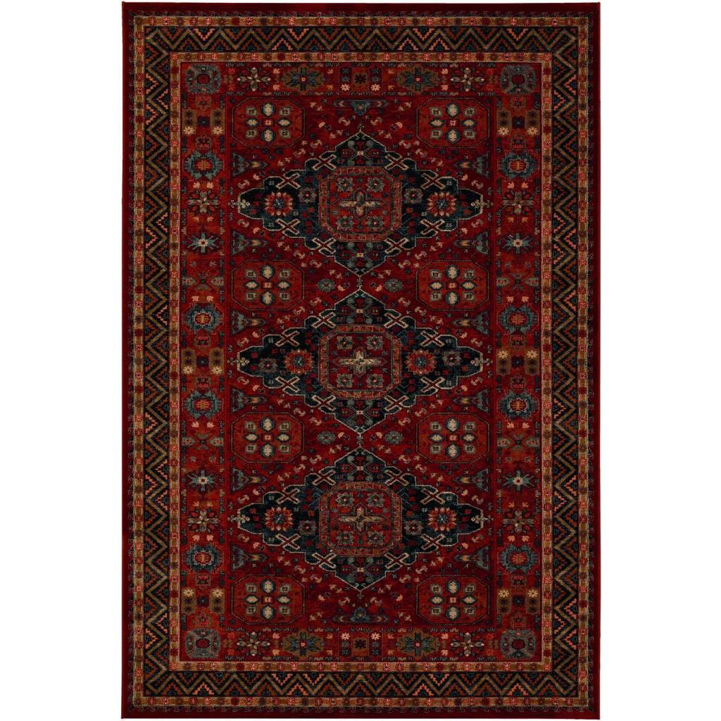 Old World Classics Kashkai Burgundy Rug (66 X 910) (100 percent New Zealand semi worsted woolContains latex YesPile height 0.28 inchesStyle IndoorPrimary color BurgundySecondary colors Antique cream, black, burnished rust, navy and sagePattern Flora