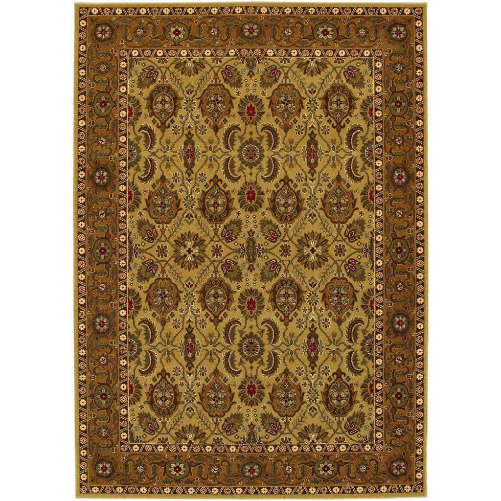 Royal Kashimar All Over Vase Hazelnut Rug (710 X 111)