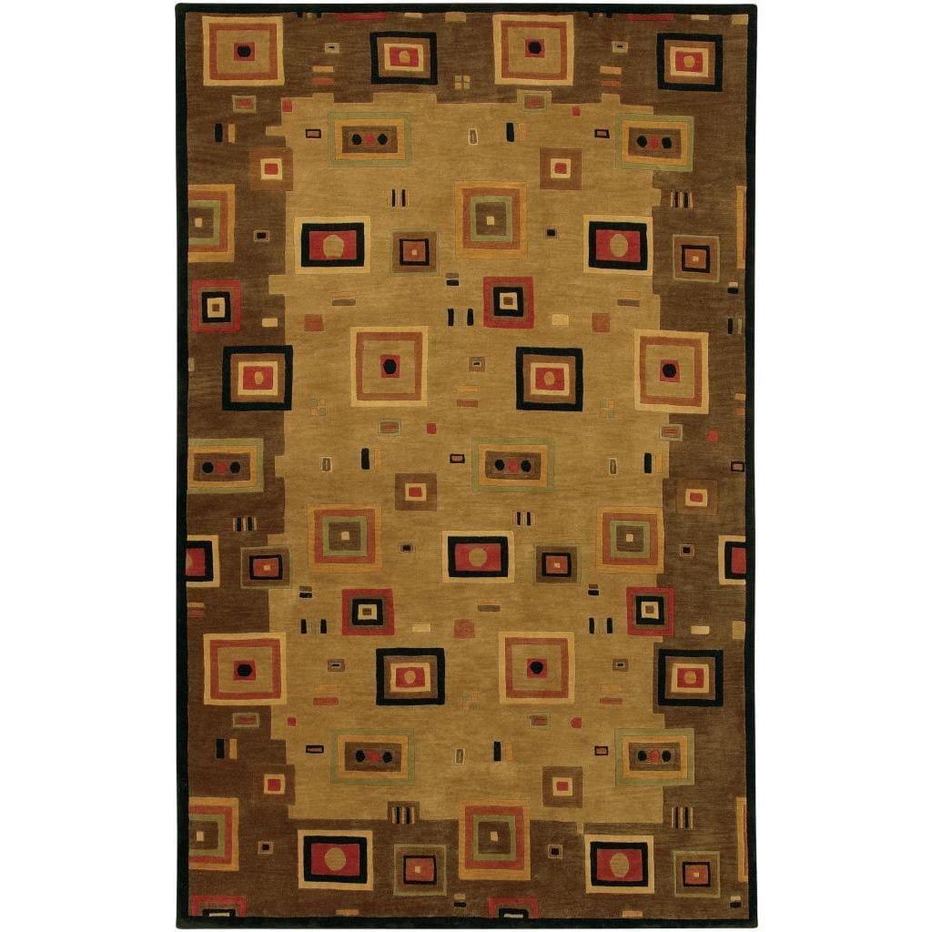 Hand Knotted Pokhara Timberlake Earthtones Rug (56 X 8)