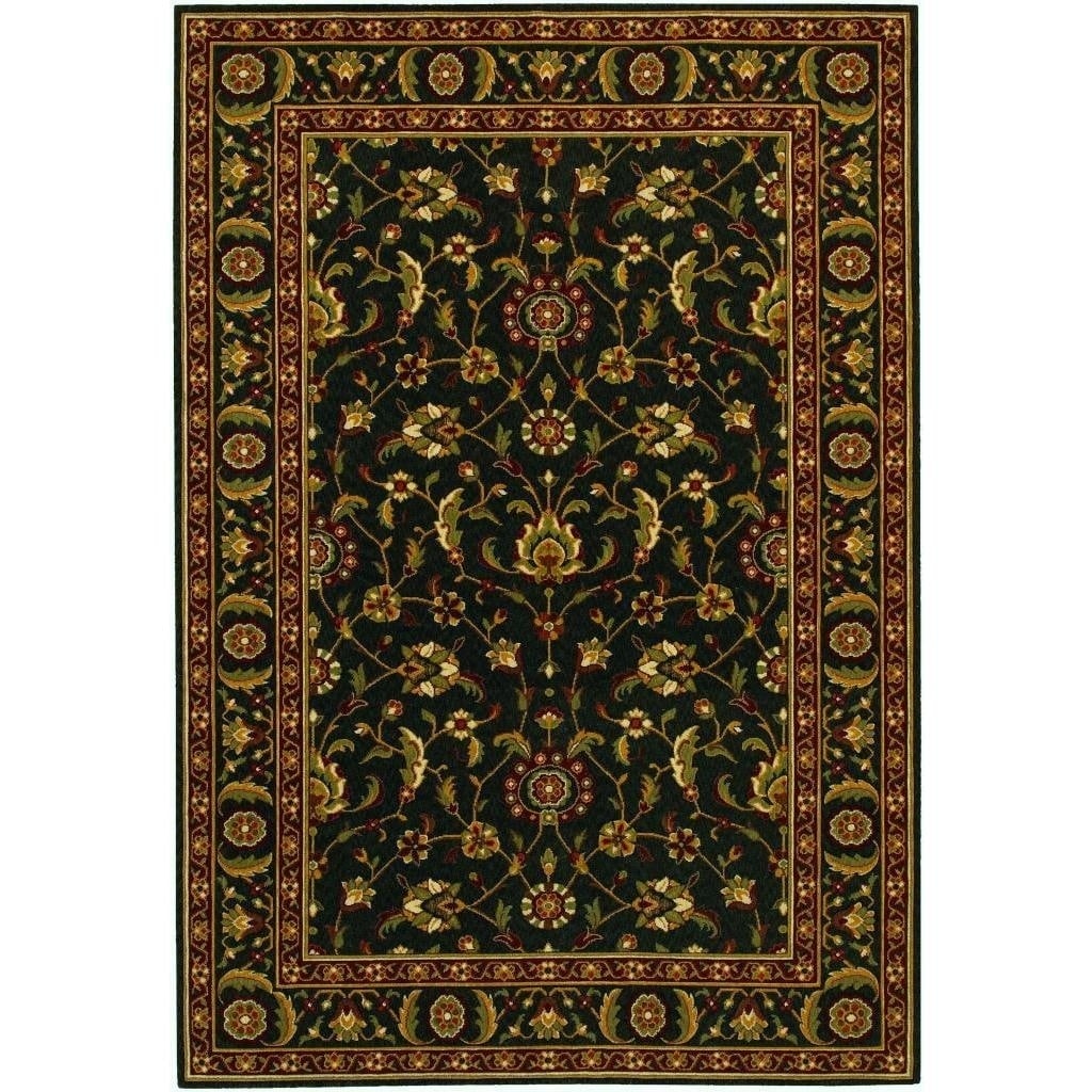 Royal Luxury Brentwood Ebony Wool Rug (53 X 76)