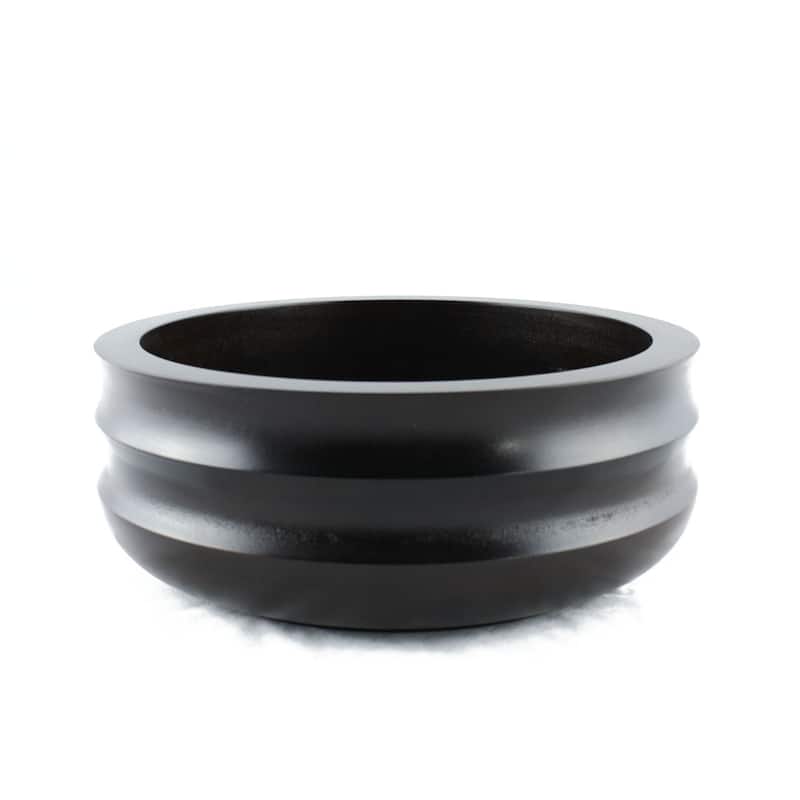 Handmade 3-piece Acacia Wood Bowls (India) - 3 bowls