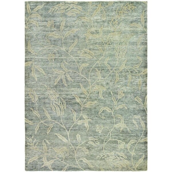 Couristan Sagano Keiko/Grey-Cream Area Rug - 5'6" x 8'