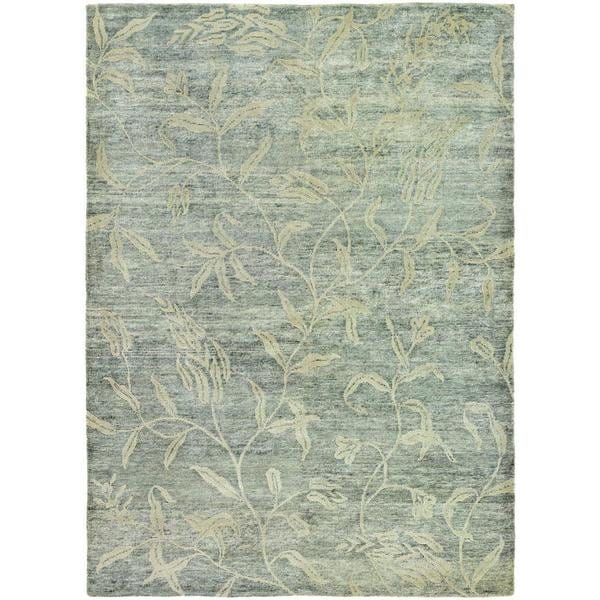 Couristan Sagano Keiko Grey- Cream Area Rug - 8' x 11'