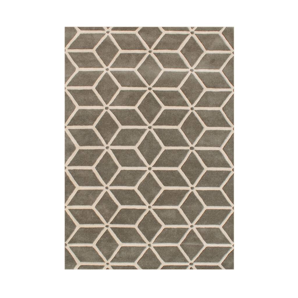 Handmade Sand Blended Wool Rug - 8' x 10'