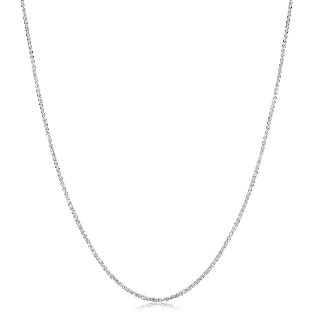 Fremada Sterling Silver 1.1-mm Round Wheat Chain (16 - 30 inch)