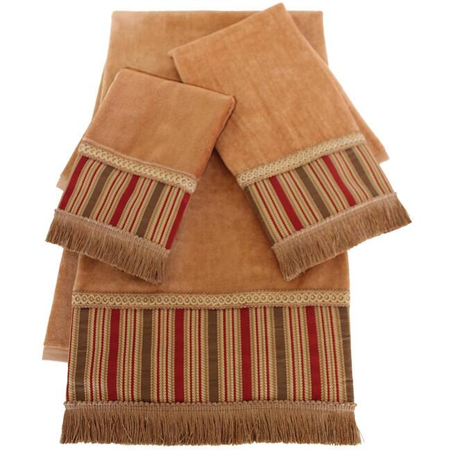 Austin Horn Classics Botticelli Embellished 3-piece Towel Set