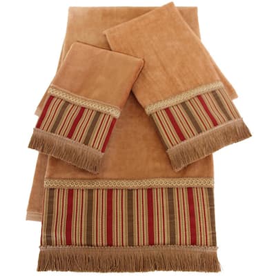Austin Horn Classics Botticelli Embellished 3-piece Towel Set
