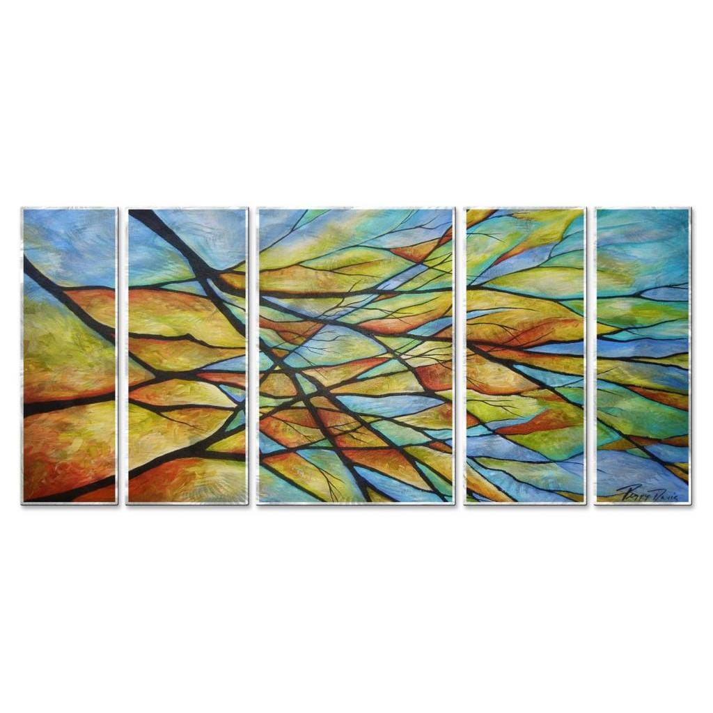 Peggy Davis Branches Metal Wall Decor (LargeSubject AbstractMedium MetalOuter dimensions 23.5 inches high x 56 inches wide x 1 inches deep )