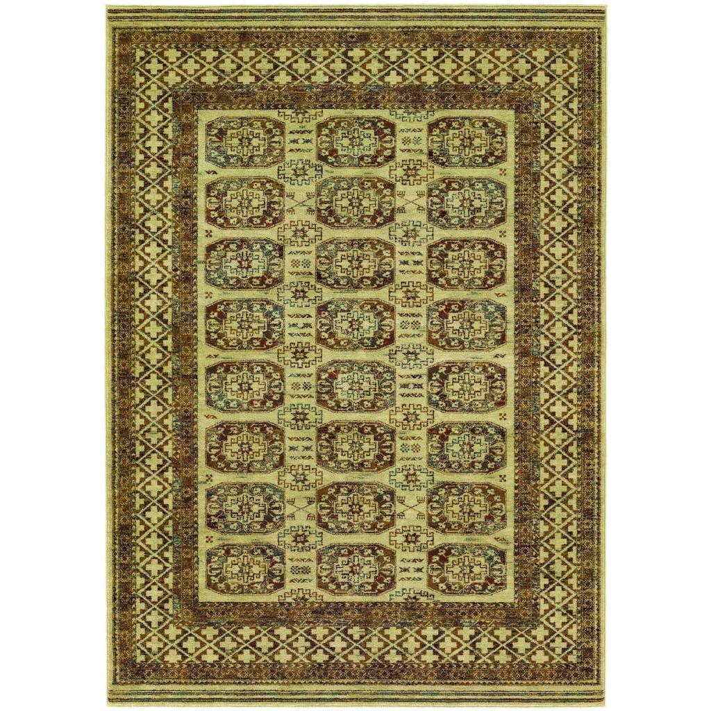 Timeless Treasures Afghan Panel Antique Cream Rug (66 X 910)