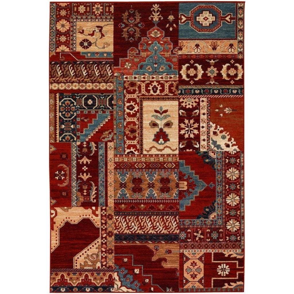 Timeless Treasures Kerman Mosaic Rug (53 X 76)