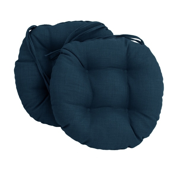 Shop Blazing Needles 16 Inch Round Indoor Outdoor Chair Cushions