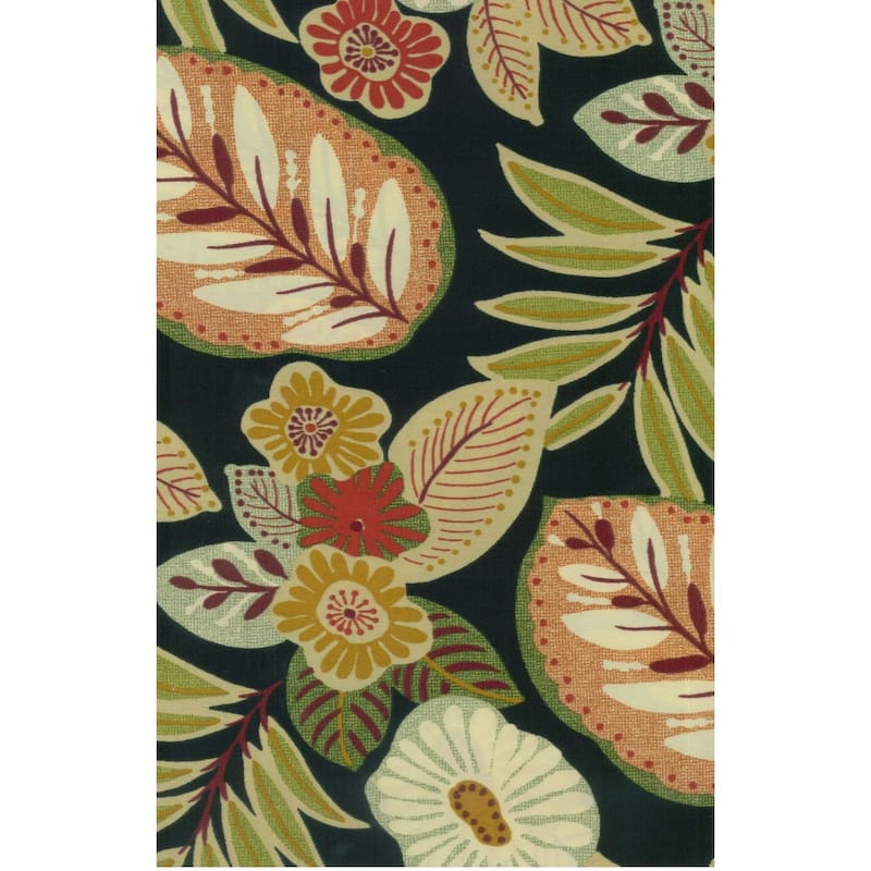Blazing Needles 16x16-inch Round Patterned Outdoor Chair Cushions (Set of 2) - 16"