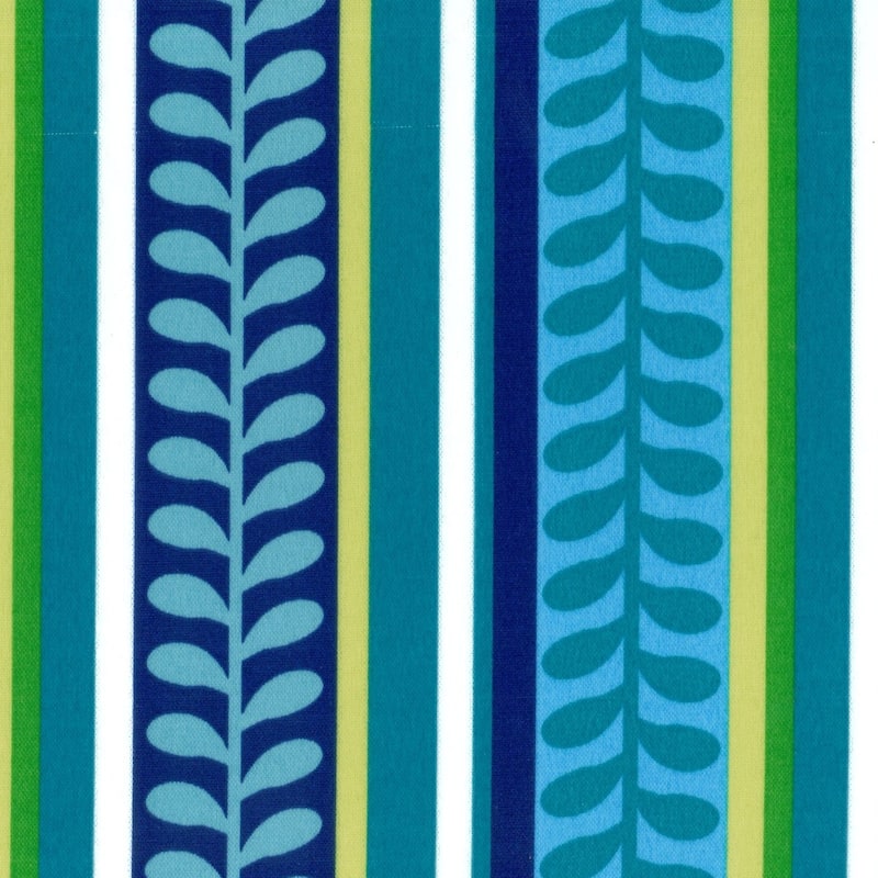 Blazing Needles 16x16-inch Round Patterned Outdoor Chair Cushions (Set of 2) - 16" - Pike Azure