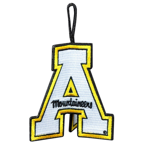 NCAA Appalachian State University Mountaineers 3 sided Ornament (Set of 3) College Themed