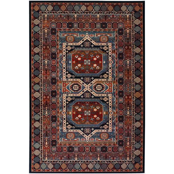 Timeless Treasures Maharaja Ebony/ Black Rug (710 X 11)  