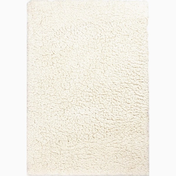 Nixon Handmade Solid White Area Rug (2' X 3') - 2' x 3'