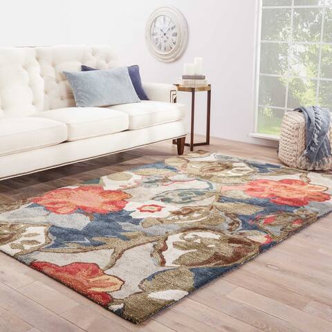 Grey 9 X 12 Area Rugs Online At Our Best Deals Clemente Handmade Fl Multicolor Gray Area Rug 9 X 12