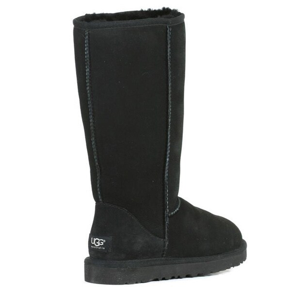 kids tall black boots