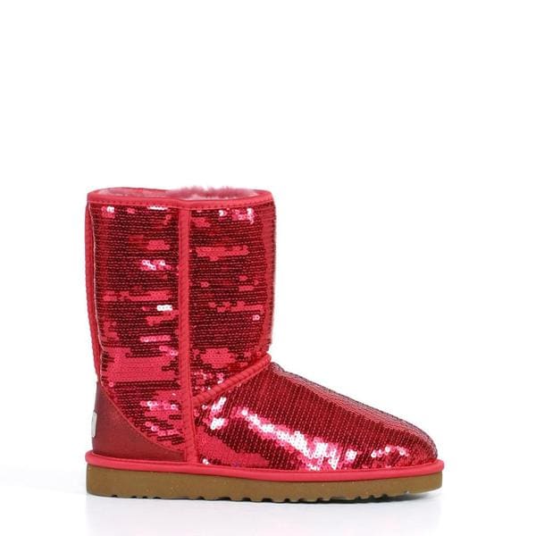 red sparkly uggs