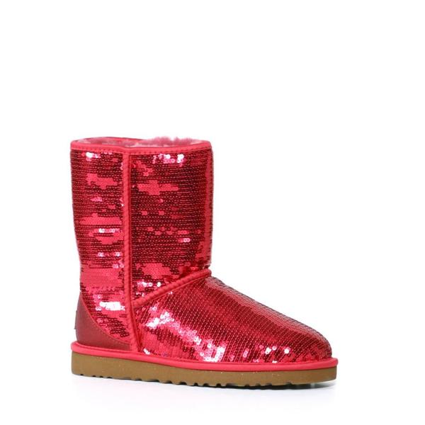 red sparkle uggs
