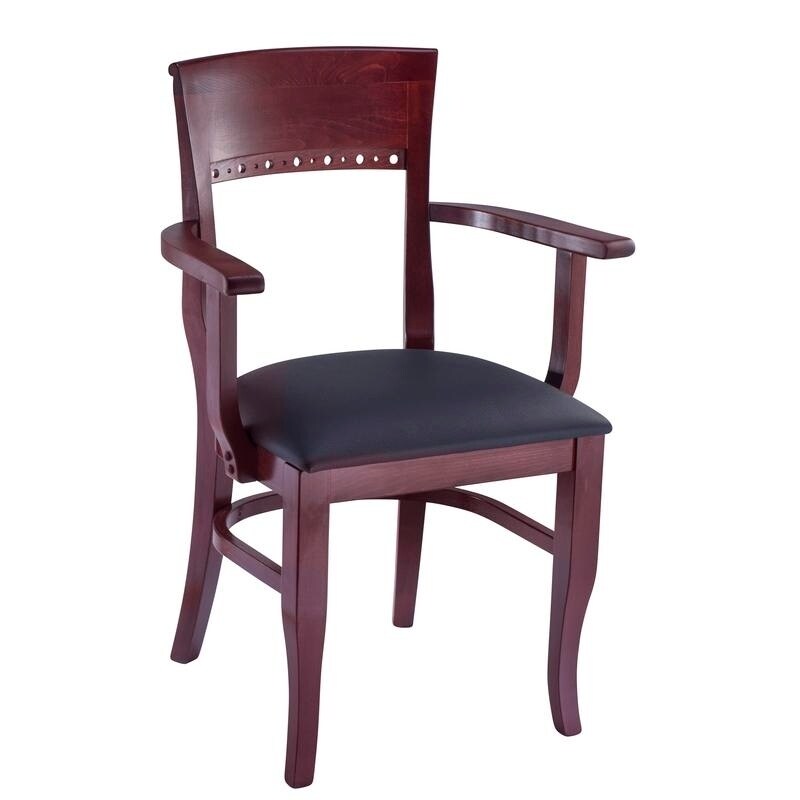 Shop Biedermier Wooden Chair With Arms On Sale Overstock 8572837