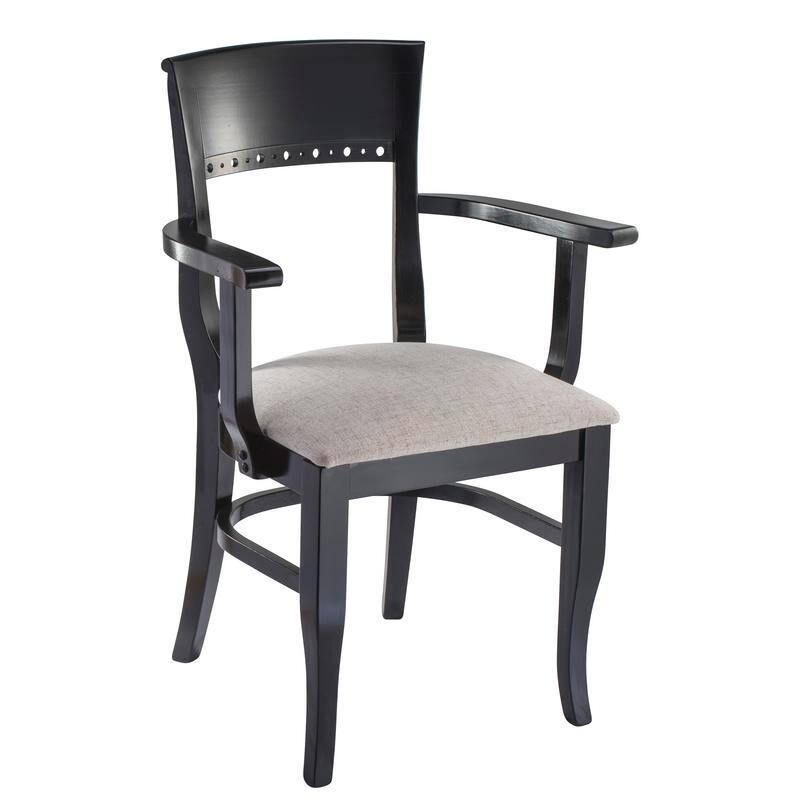 Biedermier Wooden Chair With Arms