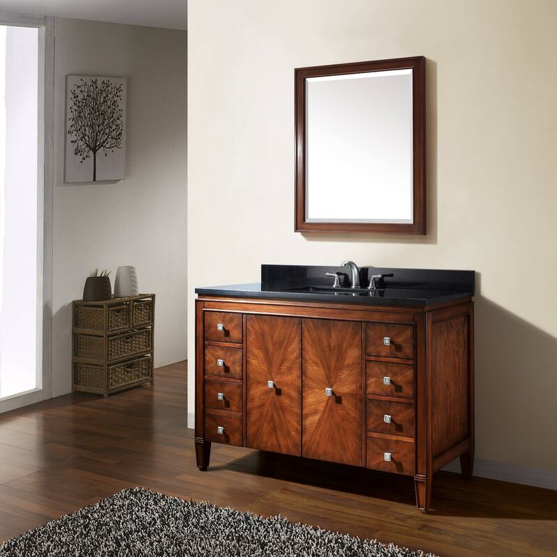Avanity Brentwood 24 in. Wall Mirror - New Walnut - New Walnut - 24"W x 32"H