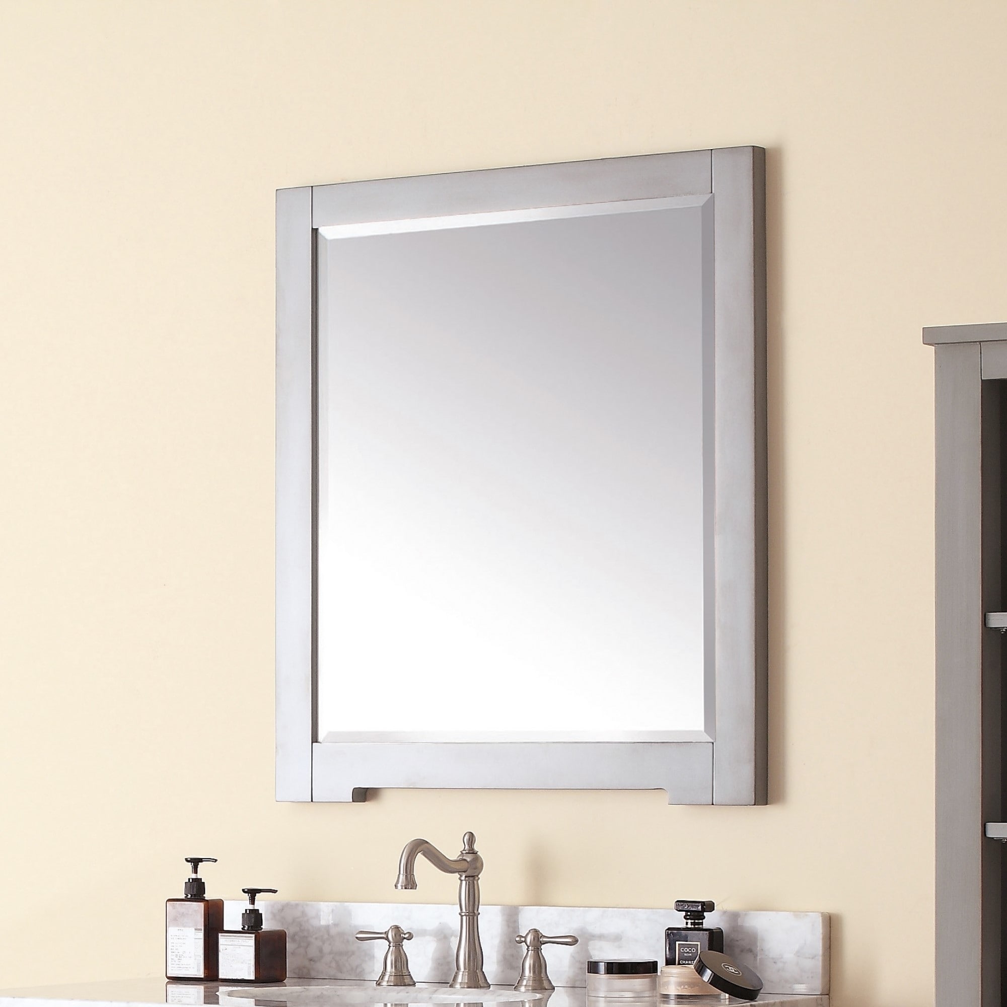 Avanity Kelly 28 inch Mirror In Grey/blue Finish