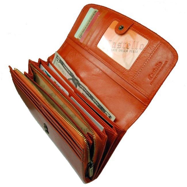 Castello Italian Leather Long Women Wallet