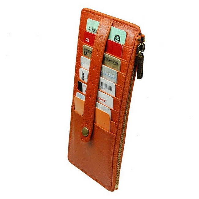 Castello Italian Leather Slim Card Organizer